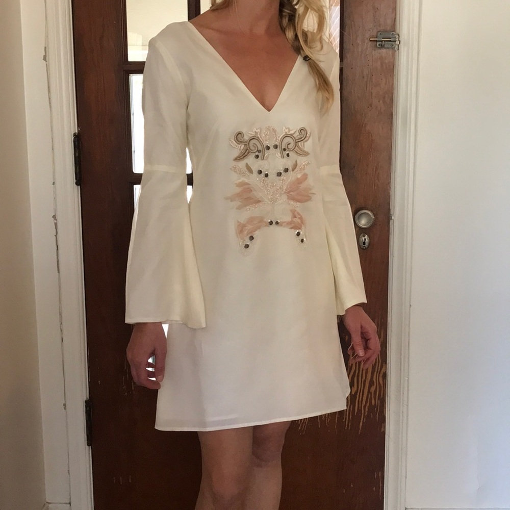 White mestiza dress